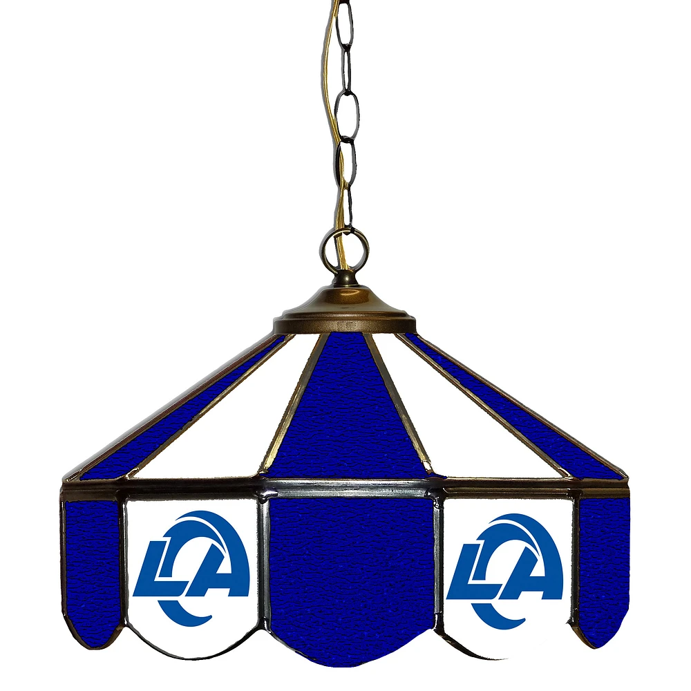 Los Angeles Rams 14" Team Logo Glass Pub Lamp