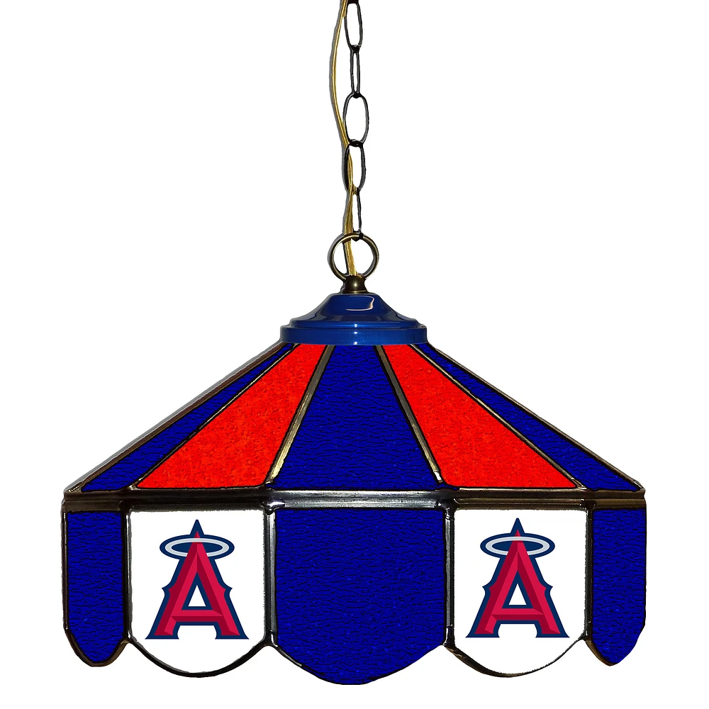 Los Angeles Angels 14" Team Logo Glass Pub Lamp