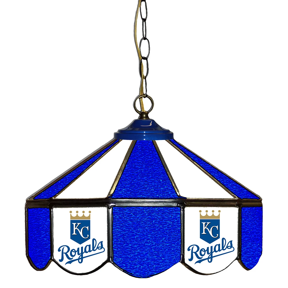 Kansas City Royals 14" Team Logo Glass Pub Lamp