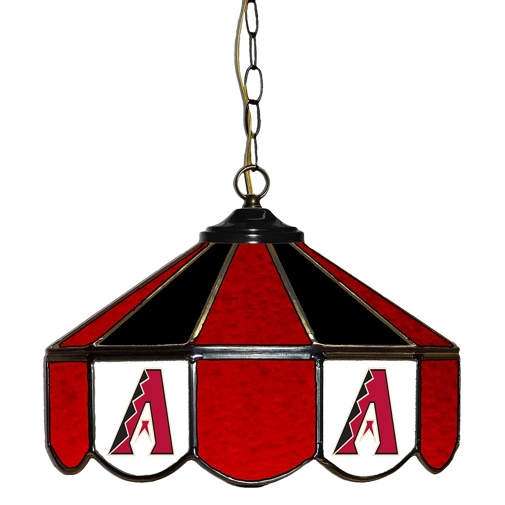 Arizona Diamondbacks 14" Team Logo Glass Pub Lamp