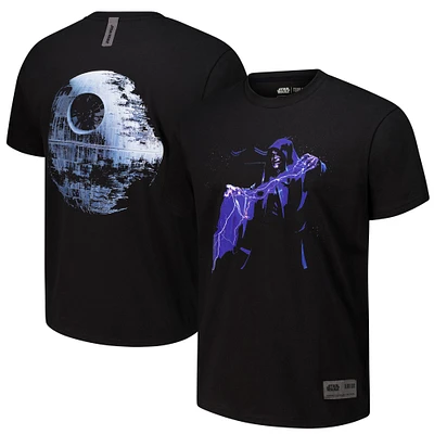 Unisex Black Star Wars Emperor Palpatine T-Shirt