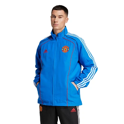 Men's adidas Blue Manchester United Urban Purist AEROREADY Full-Zip Track Jacket