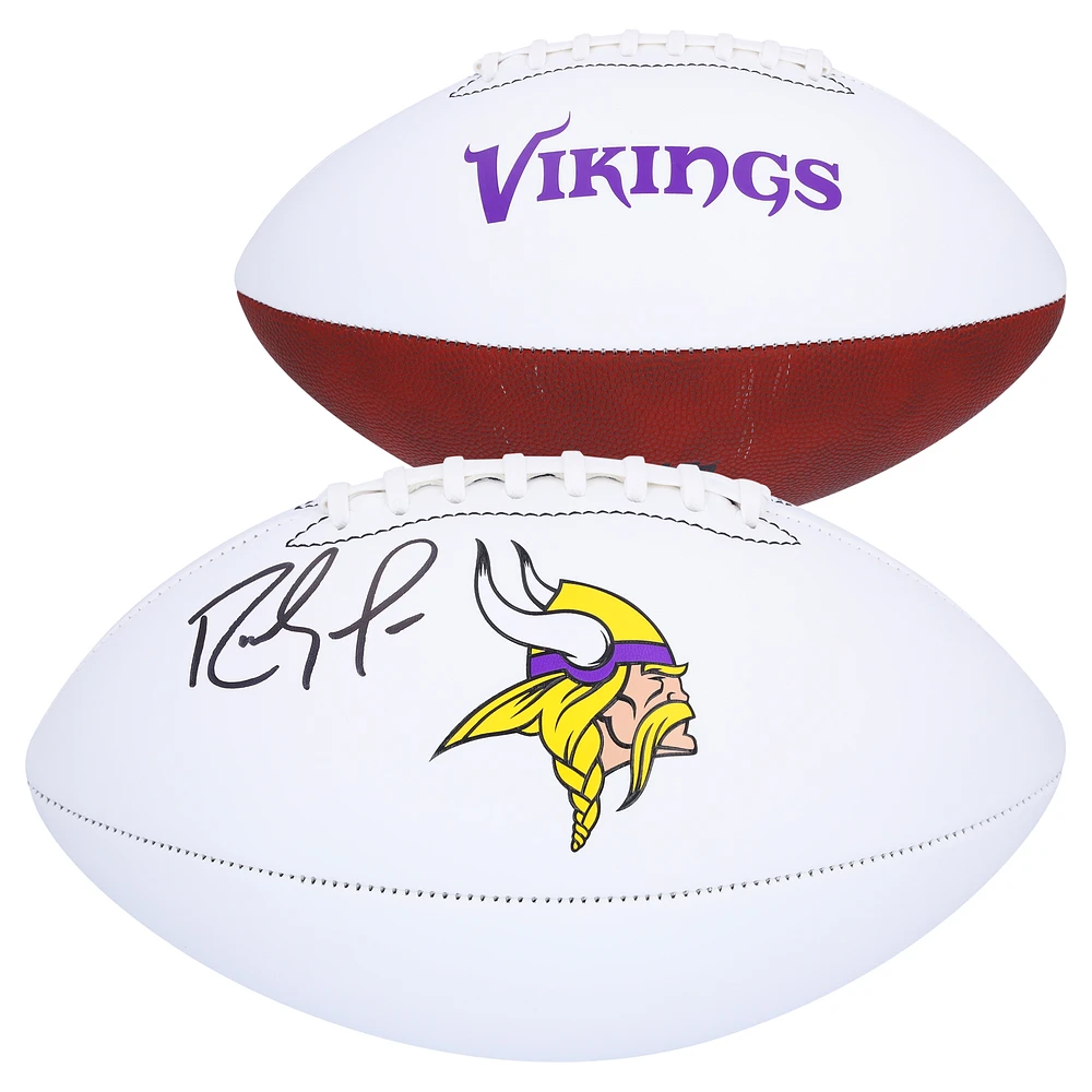 Randy Moss Minnesota Vikings Autographed Franklin White Panel Football