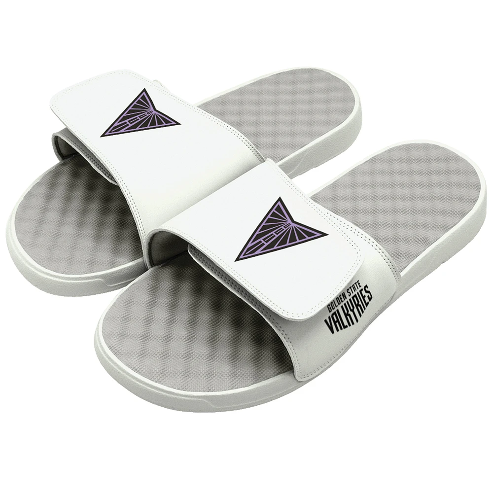 Unisex ISlide Celestial White Golden State Valkyries Primary Logo Slide Sandals