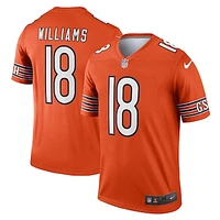 Men's Nike Caleb Williams Orange Chicago Bears Legend Player Performance Top