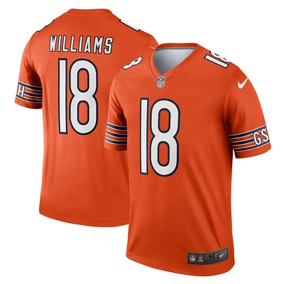 Men's Nike Caleb Williams Orange Chicago Bears Legend Player Performance Top