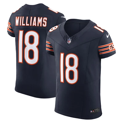 Men's Nike Caleb Williams Navy Chicago Bears  Vapor F.U.S.E. Elite Jersey