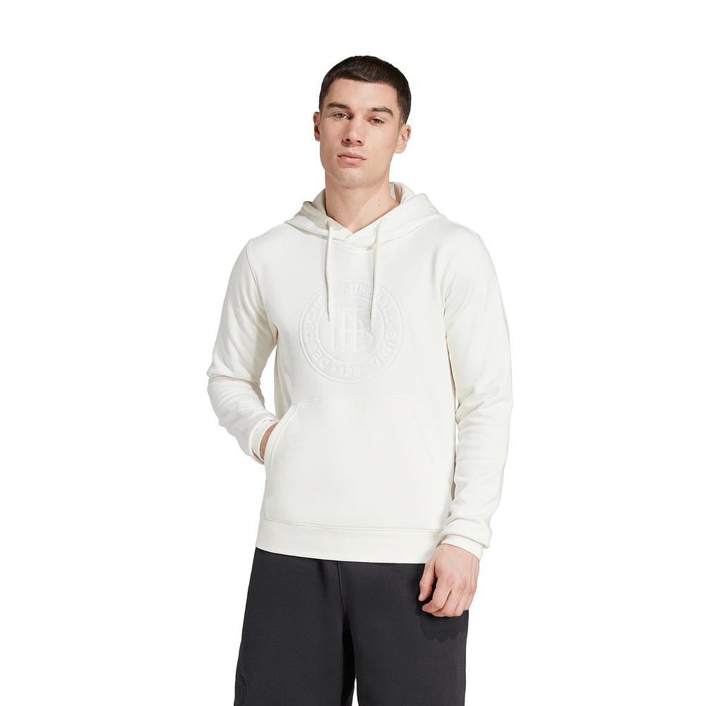 Men's adidas Originals White Germany National Team 125th Anniversary Culturewear Pullover Hoodie