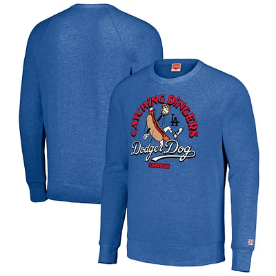 Unisex MLB x Guy Fieri’s Flavortown Royal Los Angeles Dodgers Tri-Blend Pullover Sweatshirt
