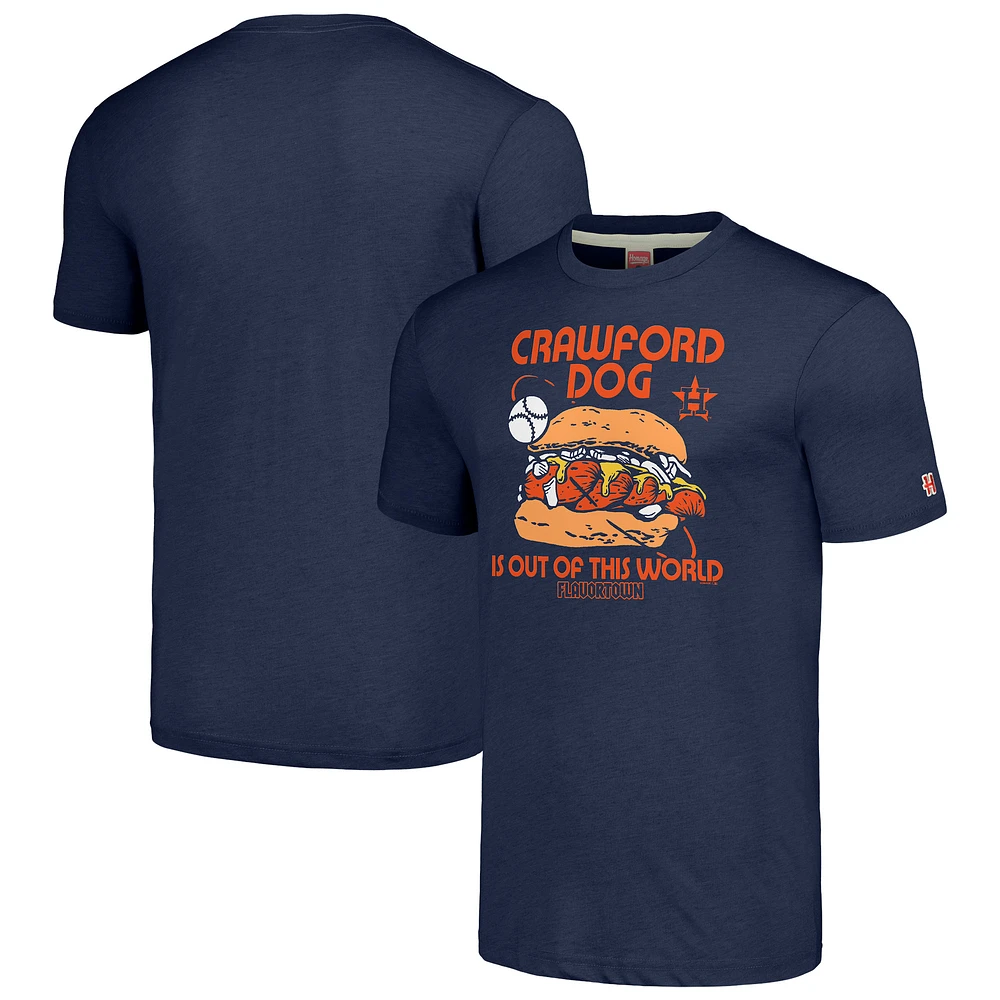 Unisex MLB x Guy Fieri’s Flavortown Navy Houston Astros Tri-Blend T-Shirt