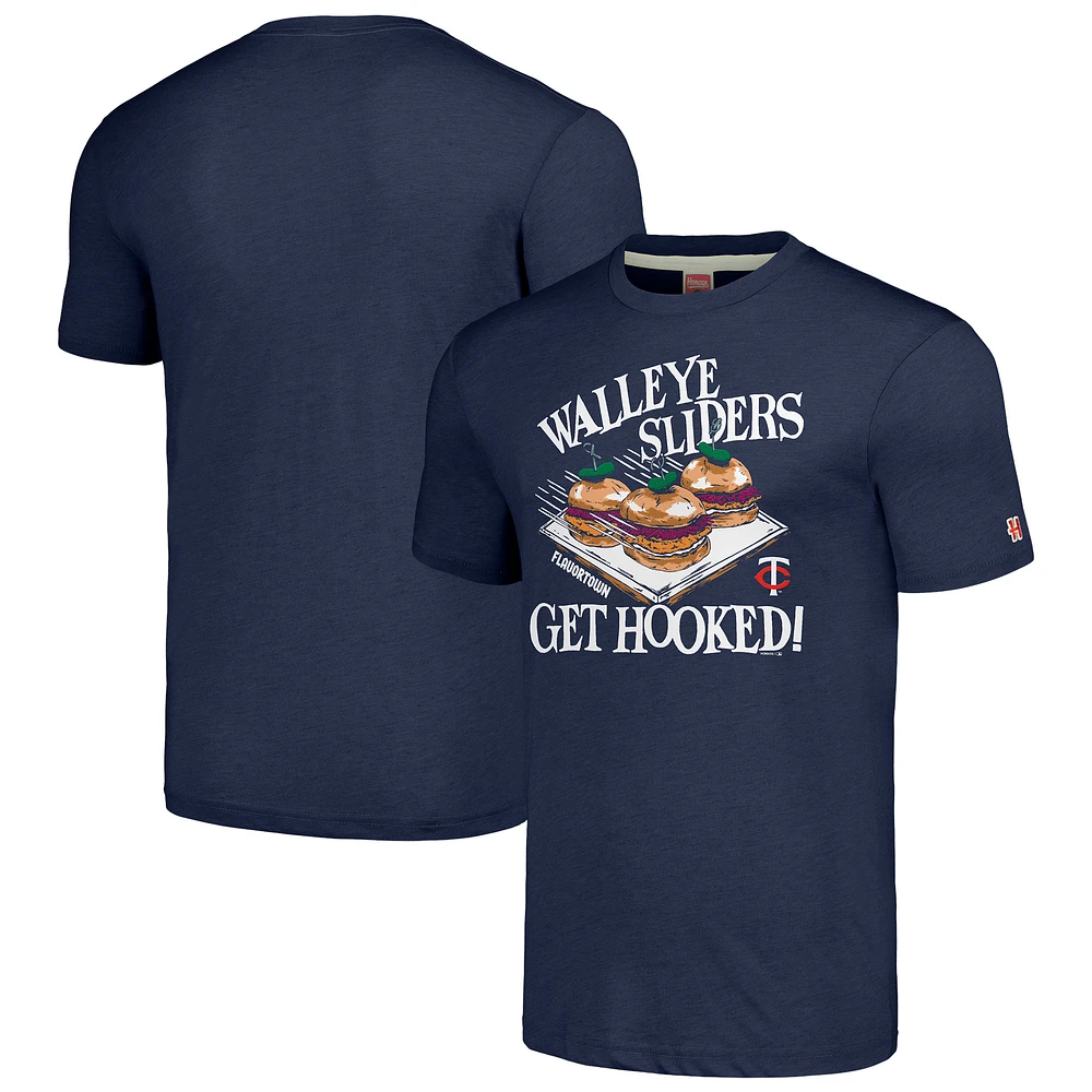 Unisex MLB x Guy Fieri’s Flavortown Navy Minnesota Twins Tri-Blend T-Shirt