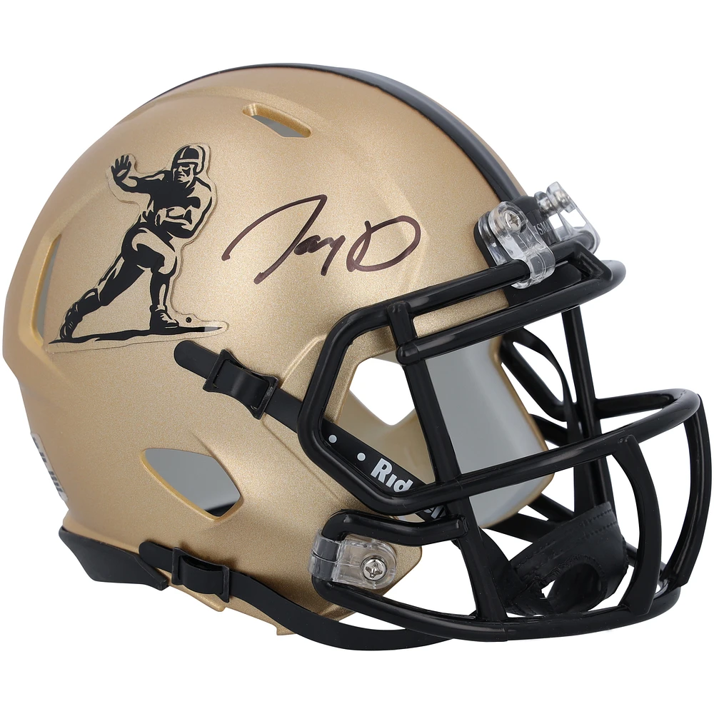Jayden Daniels LSU Tigers Autographed Heisman Riddell Speed Mini Helmet