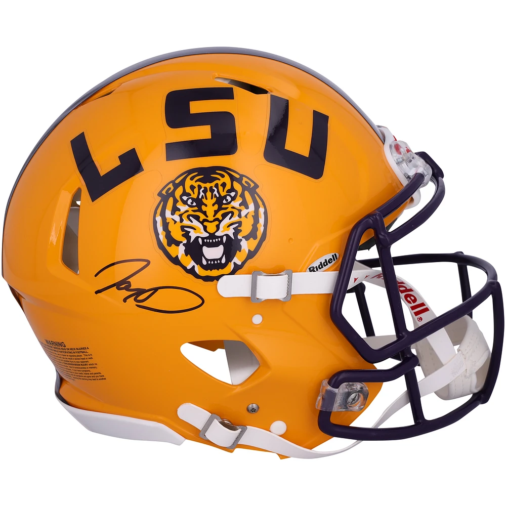 Jayden Daniels LSU Tigers Autographed Riddell Speed Authentic Helmet