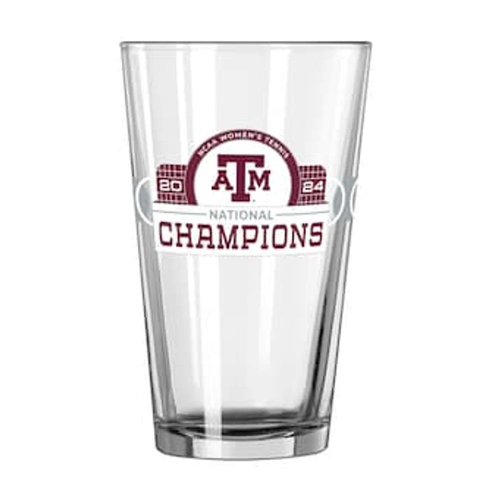 Texas A&M Aggies 2024 NCAA Women's Tennis National Champions 16oz. Pint Glass