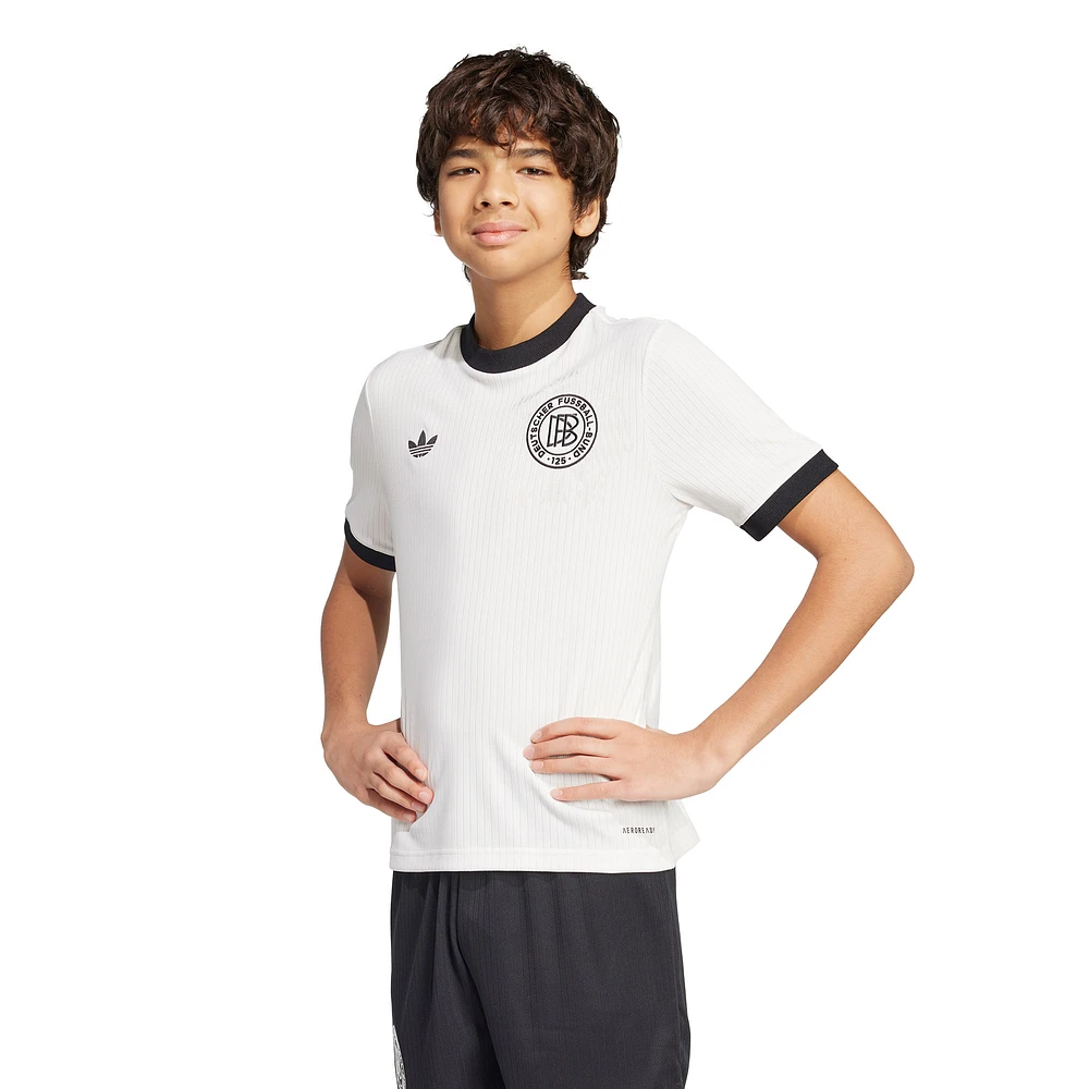 Youth adidas Originals White Germany National Team 125th Anniversary Replica Jersey