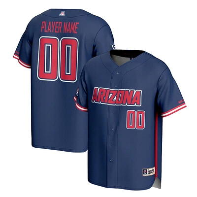 Unisex GameDay Greats Navy Arizona Wildcats NIL Pick-A-Player Lightweight Baseball Jersey