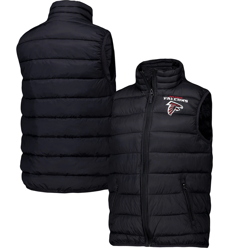 Women's Dunbrooke Black Atlanta Falcons Alberta Full-Zip Vest