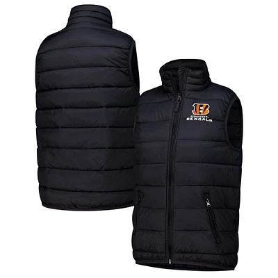 Women's Dunbrooke Black Cincinnati Bengals Alberta Full-Zip Vest
