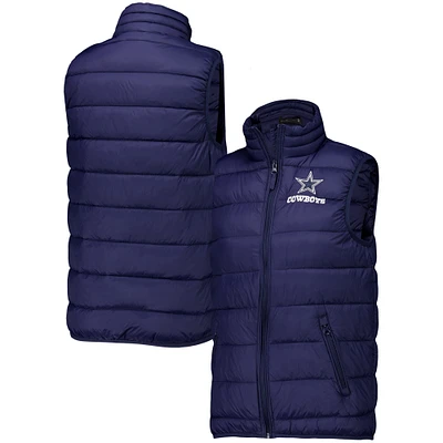 Women's Dunbrooke Navy Dallas Cowboys Alberta Full-Zip Vest