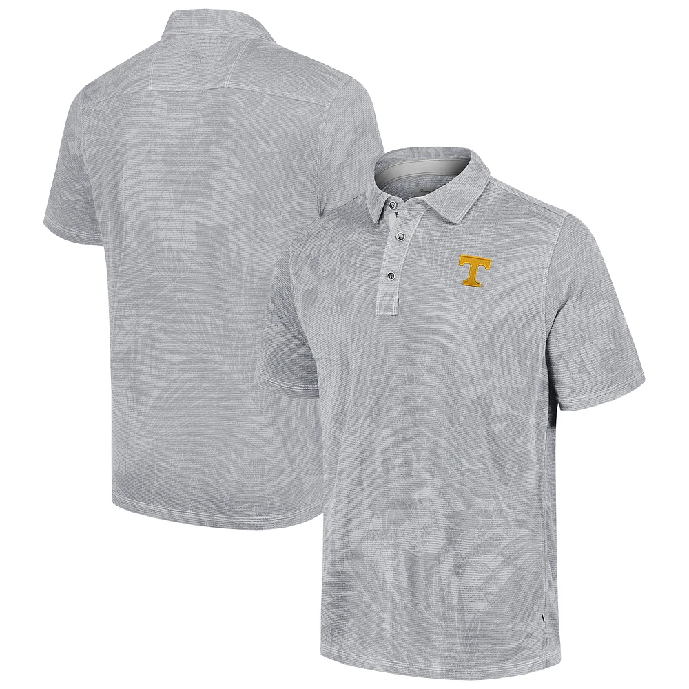 Men's Tommy Bahama Grey Tennessee Volunteers Sport Santiago Paradise Polo