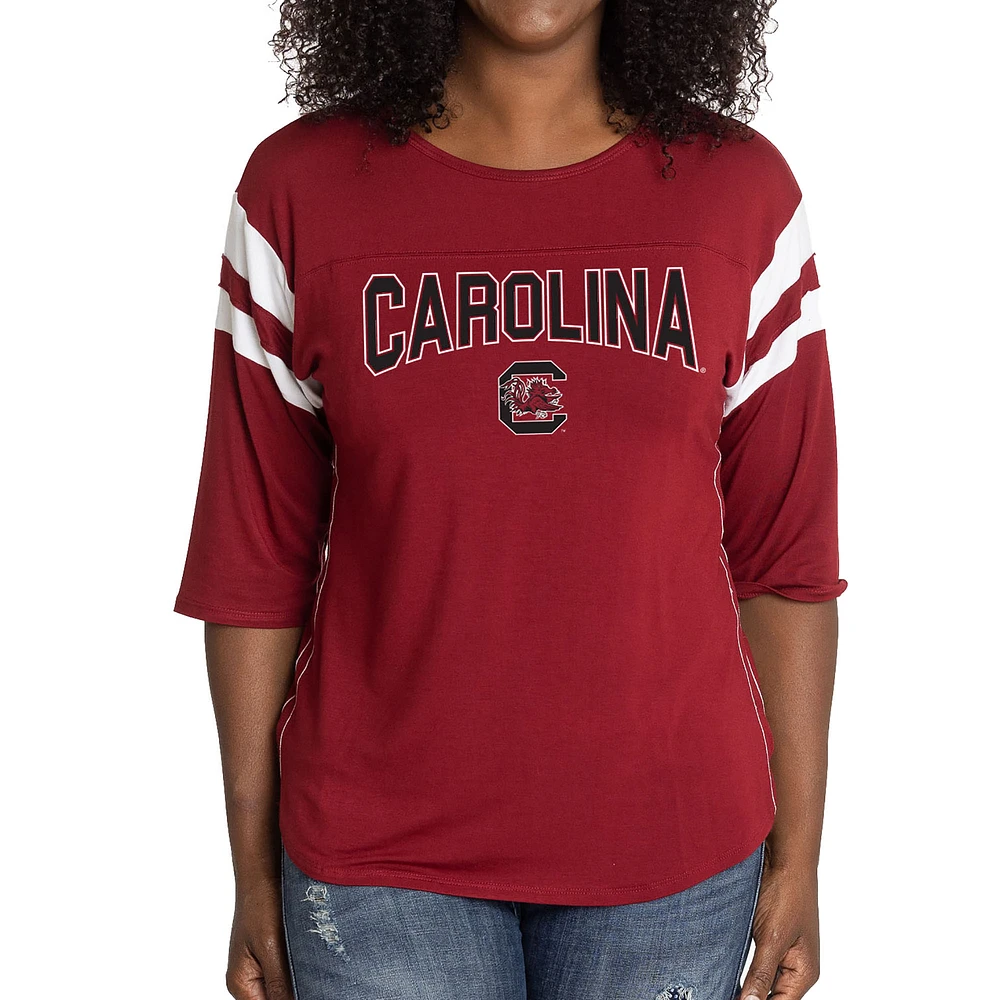 Women's Garnet South Carolina Gamecocks Abigail Jersey T-Shirt