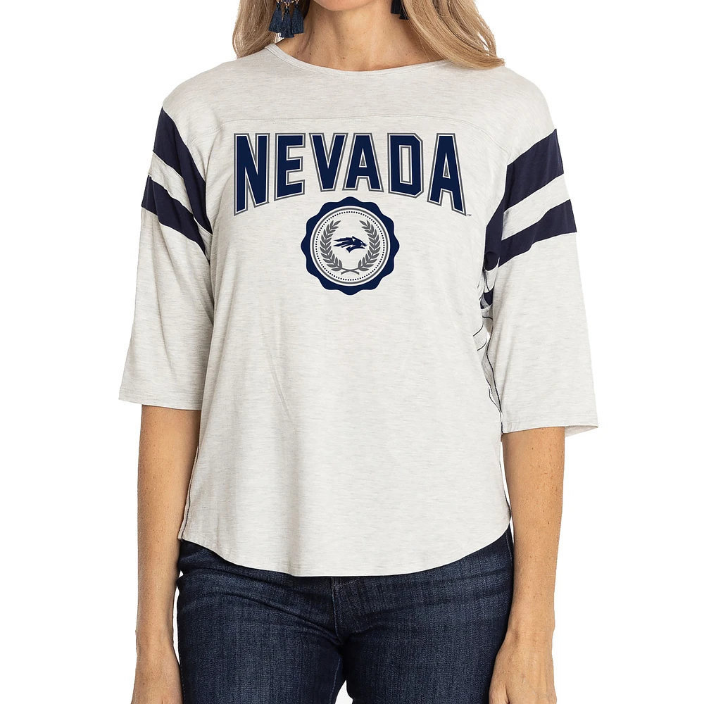 Women's Gray Nevada Wolf Pack Sabrina Jersey T-Shirt