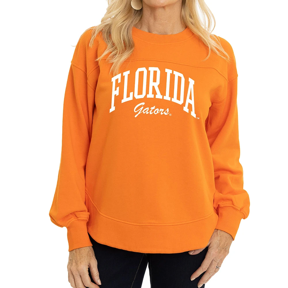 Women's Orange Florida Gators Yvette Pullover Sweatshirt