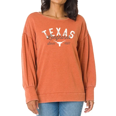 Women's Texas Orange Longhorns Brooklyn Pullover Sweatshirt