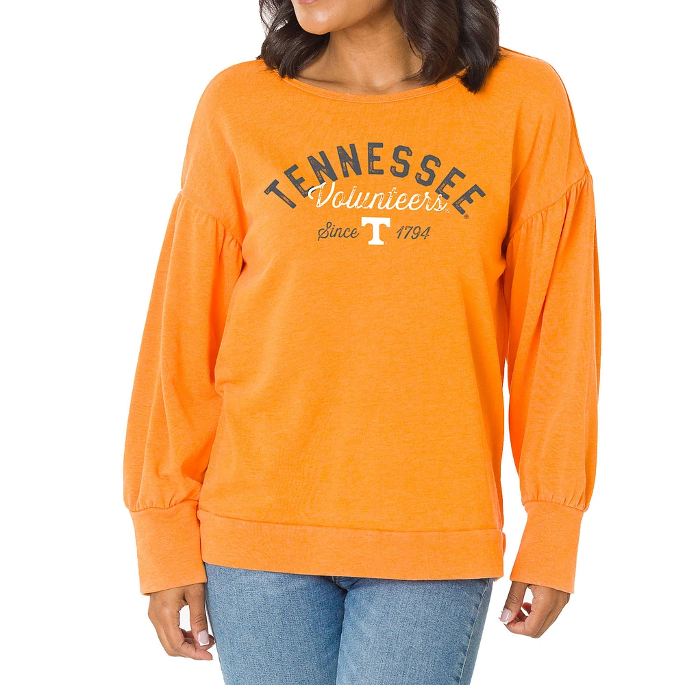 Women's Tennessee Orange Volunteers Brooklyn Pullover Sweatshirt