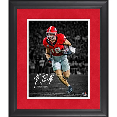 Brock Bowers Georgia Bulldogs Facsimile Signature Framed 11" x 14" Photograph