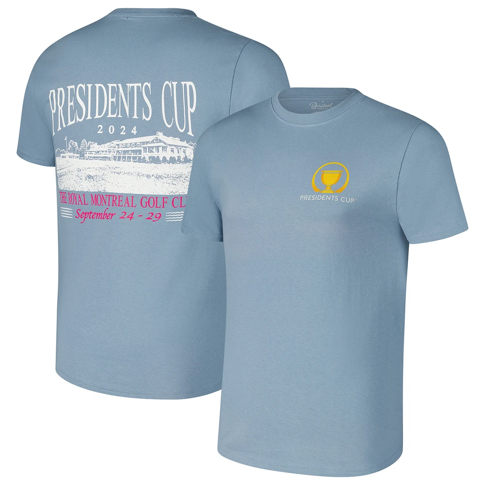 Men's Barstool Golf Blue 2024 Presidents Cup Clubhouse T-Shirt