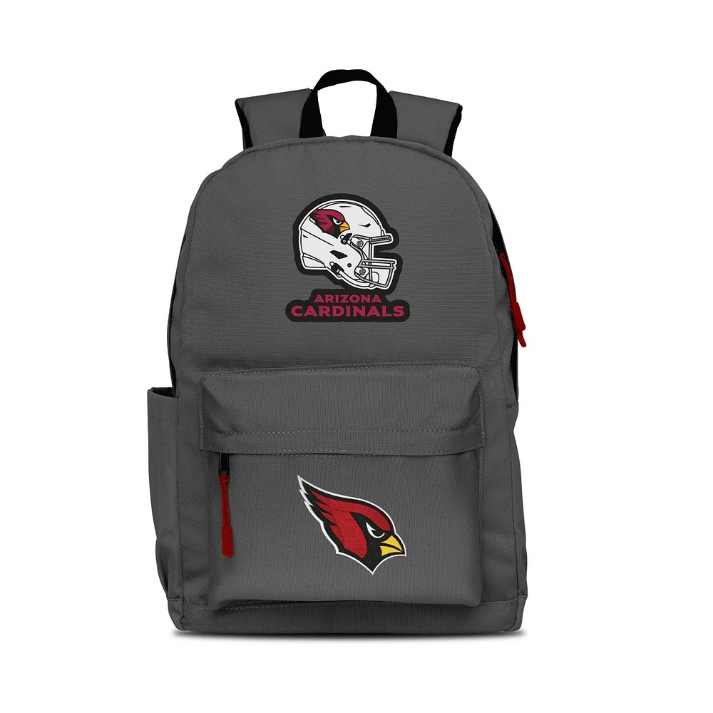 MOJO Gray Arizona Cardinals Two Logo Campus Backpack