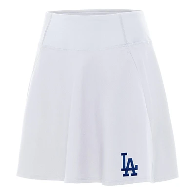 Women's Antigua White Los Angeles Dodgers Chip Skort