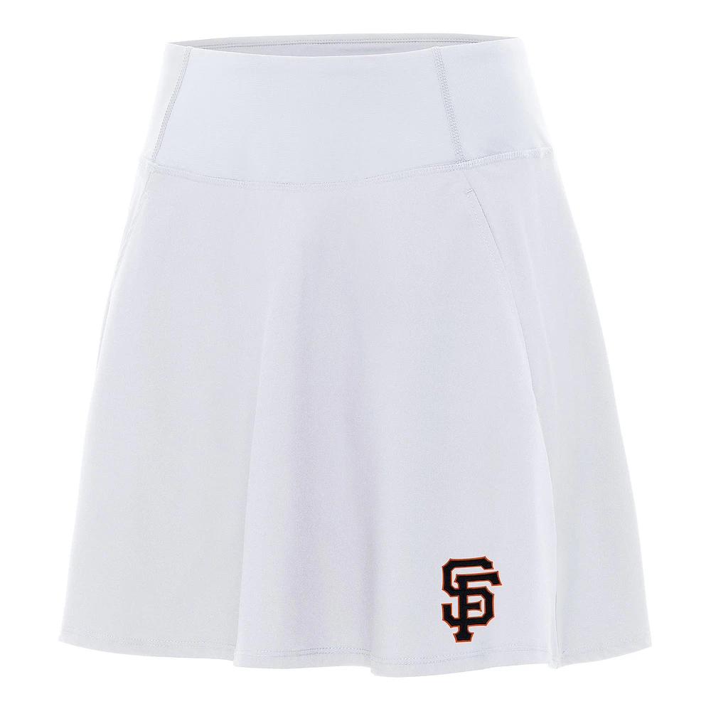 Women's Antigua White San Francisco Giants Chip Skort