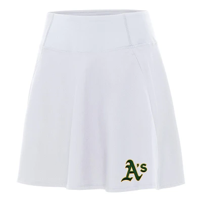 Women's Antigua White Athletics Chip Skort