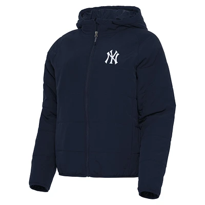 Women's Antigua Navy New York Yankees Universe Full-Zip Hoodie Jacket