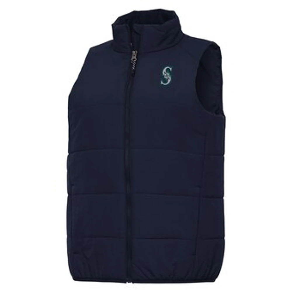 Women's Antigua Navy Seattle Mariners Experience Full-Zip Vest
