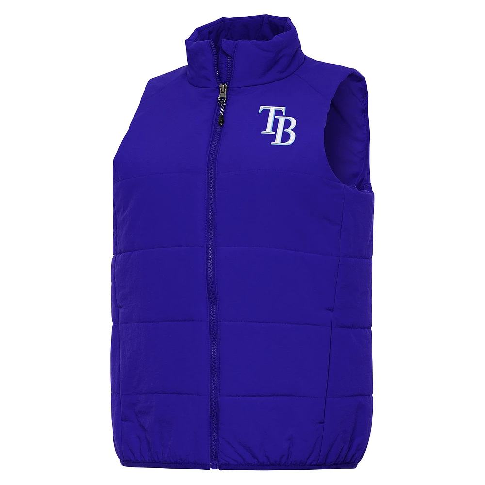 Women's Antigua Royal Tampa Bay Rays Experience Full-Zip Vest