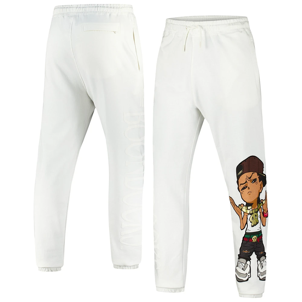 Men's Cream The Boondocks Riley Chain Joggers