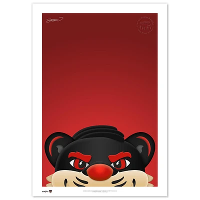 Cincinnati Bearcats 24" x 36" Limited Edition Mascot Fine Art Print