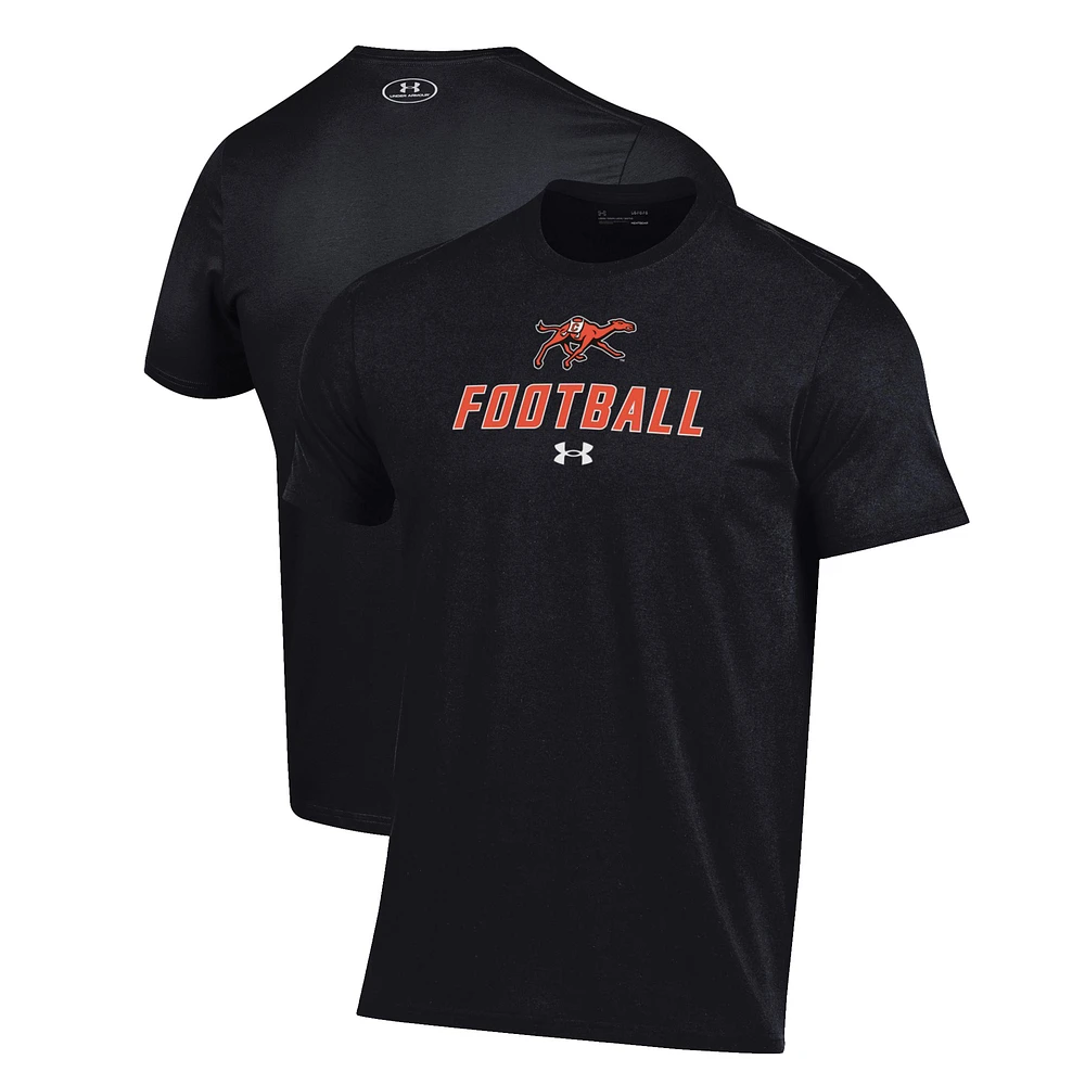 Men's Under Armour Campbell Fighting Camels Football Performance T-Shirt
