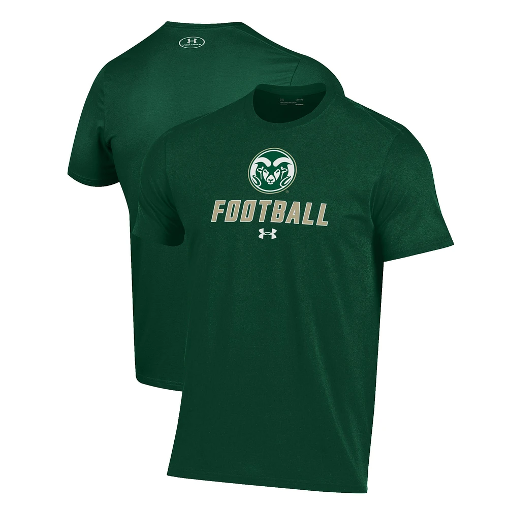 Men's Under Armour Colorado State Rams Football Performance T-Shirt