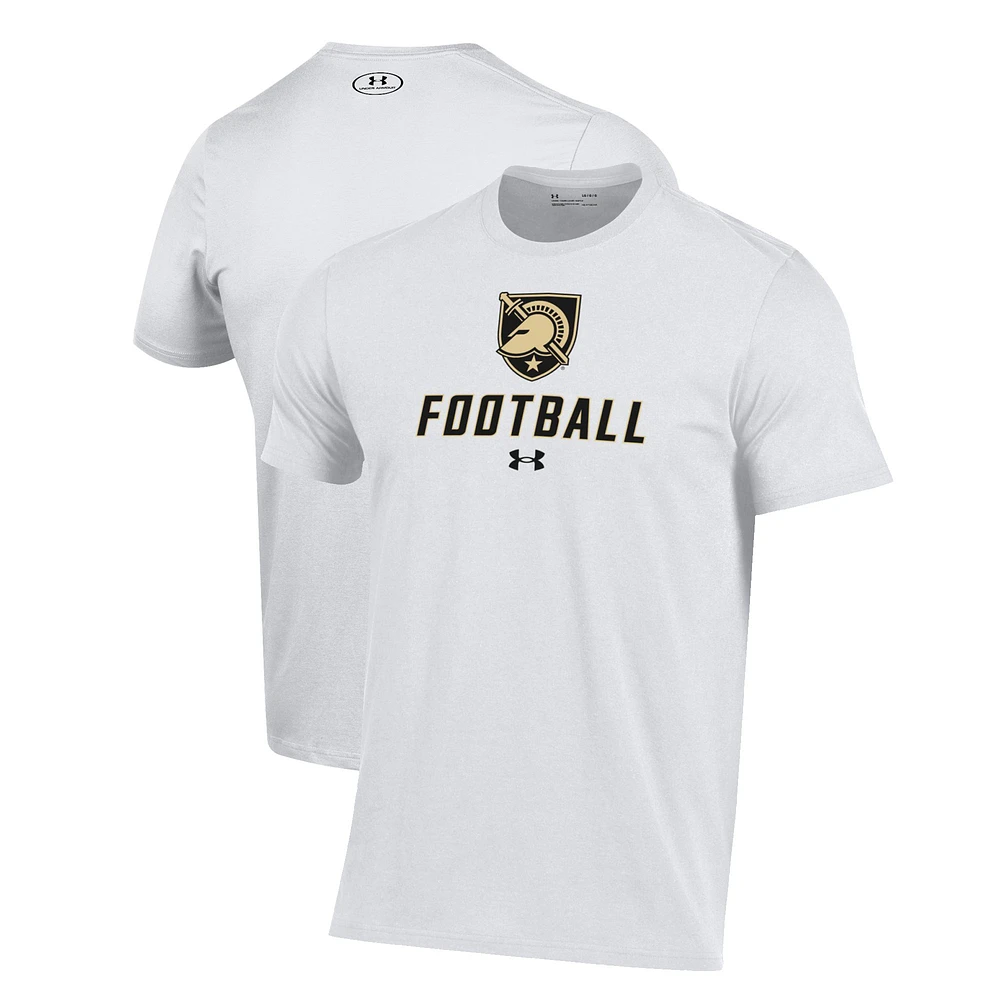 Men's Under Armour Army Black Knights Football Performance T-Shirt