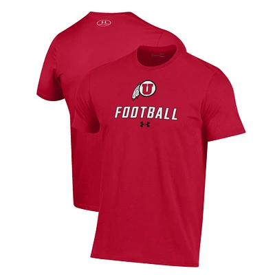 Men's Under Armour Utah Utes Football Performance T-Shirt