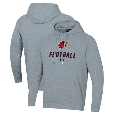 Men's Under Armour Lamar Cardinals Football Rival Fleece Pullover Hoodie