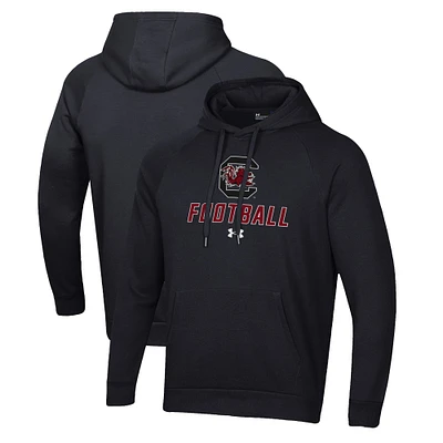 Men's Under Armour South Carolina Gamecocks Football Rival Fleece Pullover Hoodie