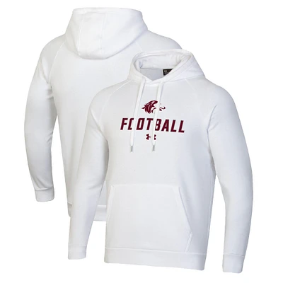 Men's Under Armour Southern Illinois Salukis Football Rival Fleece Pullover Hoodie