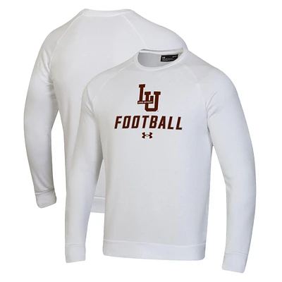 Men's Under Armour Lehigh Mountain Hawks Football Rival Fleece Raglan Pullover Sweatshirt