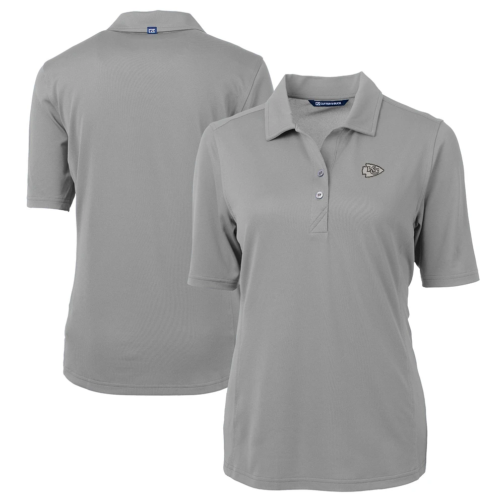 Women's Cutter & Buck Kansas City Chiefs DryTec Virtue Eco Pique Recycled Polo