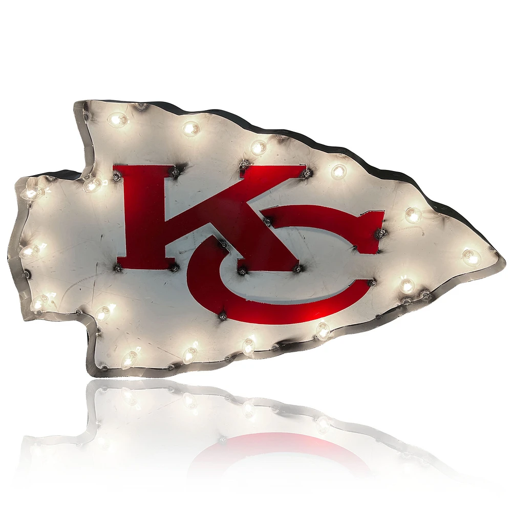 Imperial Kansas City Chiefs 18" x 30.25" Lighted Logo Recycled Metal Sign